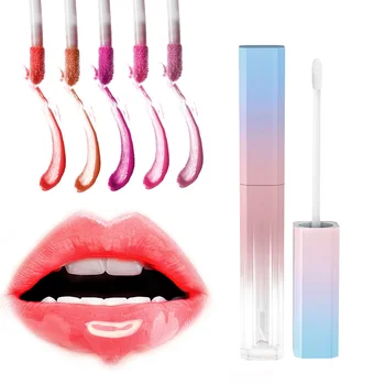 1 Kos Prazno Roza Modra Gradient Ustnice Glaze Cev Diy Šminka Kozmetični Pakiranje Posoda Ličila, Dodatki