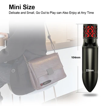 10 Načini G-Spot Mini Bullet Vibratorji Za Ženske Klitoris Močan Stimulator USB Polnilne Massager Sex Igrače Za Odrasle 18