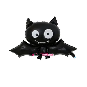 105pcs Halloween Črno Belo Oranžni Latex Baloni Big Bat Folijo Kroglice Duha Stranka Rojstni dan Okraski Dobave
