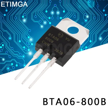 10PCS/VELIKO BTA06-800B BTA06-800C, DA-220 Tranzistor 8A 600V BTA06800B BTA06800C BTA06800