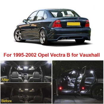 14pcs Canbus LED Sijalke Notranje Luči Komplet Za Opel Vectra B za Vauxhall Hatchback Salon Nepremičnin 1995-2002 registrske Tablice Lučka