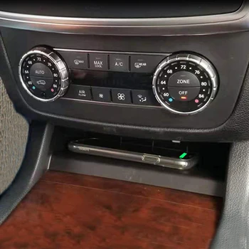 15W hitro polnjenje avto QI brezžični polnilnik telefona polnilnik za Mercedes Benz GLE Coupe W166 C292 GLS X166 GL ML-2018