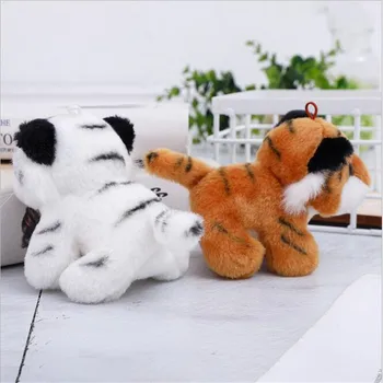 1Pcs 10 cm Mini Tiger Pliš Igrače Za Otroke, Otroci Srčkan Osebje Živali Lutka Otroka Kreativna Darila, Dom Dekor Božično Darilo