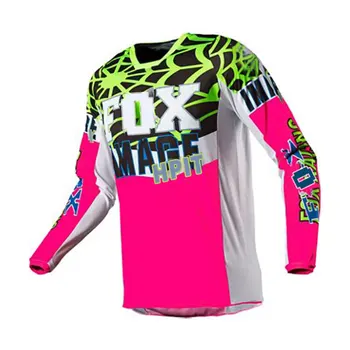 2021 Hpit Fox Prikrivanje Motokros Jersey MTB Off Road Mountain Bike Downhill Jersey MX BMX Kolesarjenje Jersey Enduro Majica