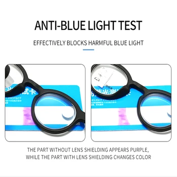 2021 Lesa Zrn Progresivna Multifokalna Obravnavi Očala Moški Ženske Anti Modra Svetloba Očala Retro Vintage Presbyopic Okrogle Očala