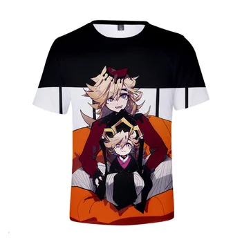 2021 Nov Modni T-shirt Anime Demon Slayer Kimetsu Ne Yaiba 3D Tiskanih Ulične Majica s kratkimi rokavi Moški Ženske Priložnostne Hip Hop Vrhovi