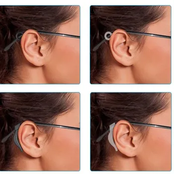 24pcs Očala Uho Prijemala Anti Slip Eyeglass Honorar Premium Silikonski Ušesni Kavljem Ohraniti Očala Zdrs Navzdol Nos