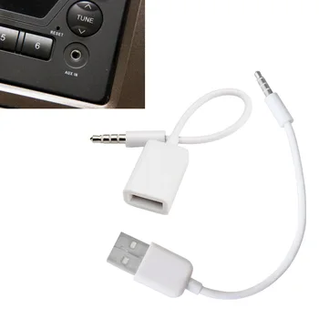 3,5 mm, USB Podatkovni Kabel 3,5 USB Ženski Podaljšek Avdio Pretvorbo Kabel Bluetooth-združljive Slušalke Polnjenje