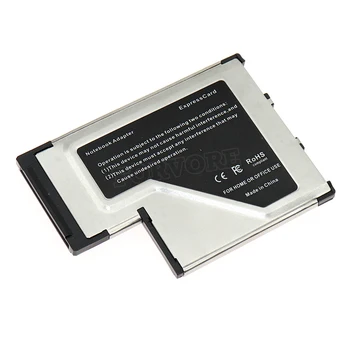 3 Port Skrite Notranjosti USB 3.0 USB3.0 do Expresscard Express Card 54 54 mm Adapter Pretvornik FRESCO LOGIKO Čipov FL1100