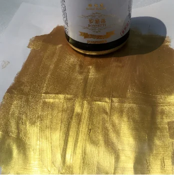 300 ml Zlati Akril Barve Kip Bude High-end Prostem Nepremočljiva Zlate Barve, Bleščice, Barve DIY Naslikal Akril Barve