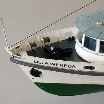 40 cm 1 iz poljskega Obali Trajektom Model 3D Model Čolna Obali Papercraft Trajekt Puzzle Sestavite Weneda Igro 3D Ladje Lilla Pol B1O1