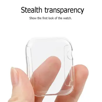 40 mm 44 Težko PC Zaslon Zaščitna Primeru Zajema Lupini Za Apple ura iWatch Serije 4 Smartwatch Jasen Okvir Kritje Primera