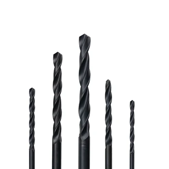 5PCS/10PCS 1mm-17.5 mm, za Kovine Vrtalni HSS Naravnost kolenom Twist Drill Bits Električni Drilliing Moč Obrti Les Delo Ročno Orodje