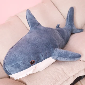 60 CM/80/100CM/140 CM imitacija plišastih igrač morski pes je Božično darilo shark lutka za otroke