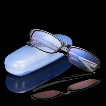 Ahora Pisane Plastične Obravnavi Očala Primeru Zaščitnik Ultralahkih Kratkovidnost Očala Škatla Za Shranjevanje Očala Organizator Naključno Barvo
