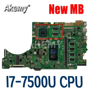 Akemy UX410UQK 8G/I7-7500U 940M (V2G) MainBoard Za ASUS UX410UQK UX410UQ UX410U (14 palcev) Prenosni računalnik z Matično ploščo 90NB0DK0-R00040