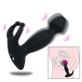 Analni Dildo Analni Vibrator Butt Plug Silikona, G-spot Stimulator Spolnih Igrač za Moške, Ženske, Geji, Masturbacija Prostate Massager