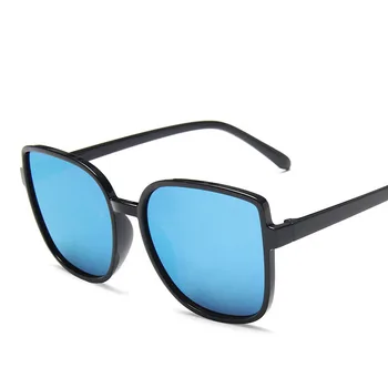 Barvita Reflektivni Plaži sončna Očala Za Ženske Osebnosti Očala Trend PC Okvir Odtenki sončna Očala Za Moške Očala