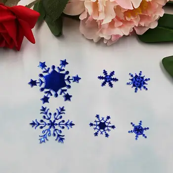 Božič Snežinka Rezanje Kovin Matrice Matrica DIY Scrapbooking Album Žig Papir, Kartice Reliefi Obrti Dekor