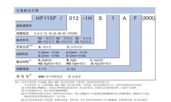 Brezplačna dostava HF115F-I 012-1H3A 12VDC 6 16A JQX-115F-I 10PCS Prosimo, upoštevajte, jasno modela
