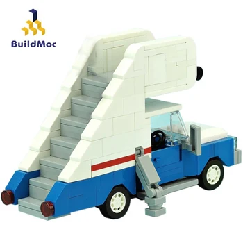 Buildmoc Ideje serije Cerator Tehnične Stopnišče tovornjak Vozil gradniki Stopnicah Avto Izobraževalne Igrače Za Otroke Fant Darilo