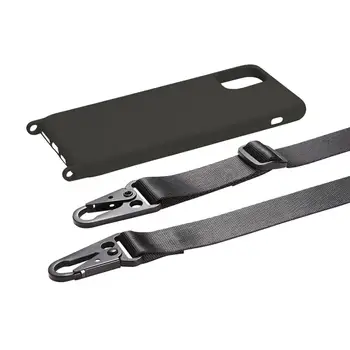 Crossbody Ogrlica verige Primeru Mobilni Telefon za iPhone 11 pro XS MAX XR 6 7 8 Plus SE potovanja Vrvica za opaljivanje tega silikonski Pokrov z vratu Traku
