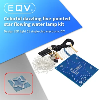 DIY Elektronskih Komplet Petih Opozoril Star Pisane Glare LED RGB Modul Vode, Svetlobe 51 Single Chip Mikroračunalniška Za Arduino