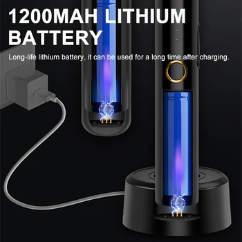 Dva-v-Enem LED UV Past Komar Morilec Lučka 3000V Električni mrčesa USB Polnjenje Komar Swatter Letenje Swatter Past Muhe