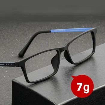 Gmei Optični Ultralahkih Očal Okvir M9826 Za Moške In Ženske Titana Prožne Noge Z TR90 Plastična Platišča Očala Okvirji