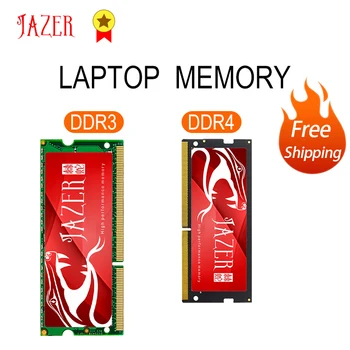 JAZER Laptop Memoria DDR3 4GB 8GB 1600MHZ Ram DDR4 16GB 2400MHZ 2666MHZ Sodimm Memory