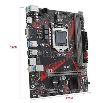 JGINYUE B75 Motherboard LGA 1155 Za Intel i3 i5, i7 Xeon E3 V2 1155 Procesor DDR3 16 G 1333/1600MHZ Spomin VGA+HDMI B75M-H