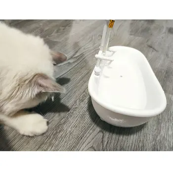 Kad Samodejno Hišnih Mačk Pitne Vodnjak Pet Pitne Vodnjak Skledo Elektronski Vodnjak za Mačke Hiše za Hišne živali Supplie