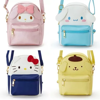 Kawali Mymelody Onpompurin Kitty Kuromi Cinnamorol Anime New Fashion Backpack Travel Bag Utility Pack Girls Boys Kids Toys