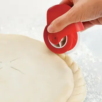 Kuhinja Pizza Pecivo Predalčni Rezalnik Pie Rezanje Peko Orodje Rezalnik Plastično Kolo Valjčni Gospodinjski Kuhinjski Pribor