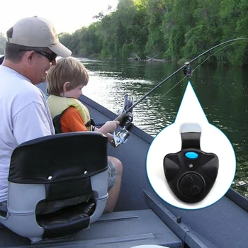 LED Zvok Ribolov Ugriz Alarm Indikator,Elektronski Ribe Svetlobo Občutljivih Zvočni Opozorilni Piskač Krap Ribolova Ukvarja z Dodatki