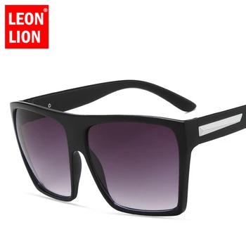 LeonLion Retro Kvadratnih Sončna Očala Ženske 2021 Prevelik Očala Ženske/Moški Luksuzni Sončna Očala Ženske Oblikovalec Gafas De Sol Hombre