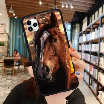 Lep Konj Živali Primeru Telefon za iPhone 11 12 pro MINI XS MAX 8 7 6 6S Plus X 5S SE 2020 XR