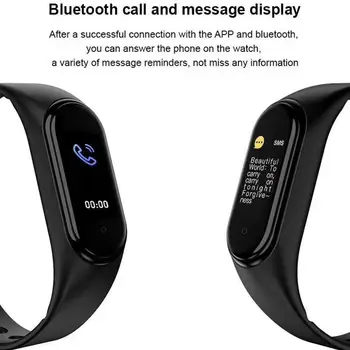 M5 Smart Manšeta Šport Pametna Zapestnica Srčni utrip, Krvni Tlak Smartband Bluetooth-compatibe Monitor M5 Pametno Gledati