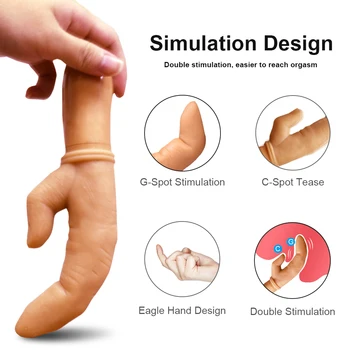 Medicinske Silikonski Vibrator Vagina Hit Dotik Klitoris Stimulator za Ženske Prst Dildo G Spot Massager Odraslih Parov Seks Igrače