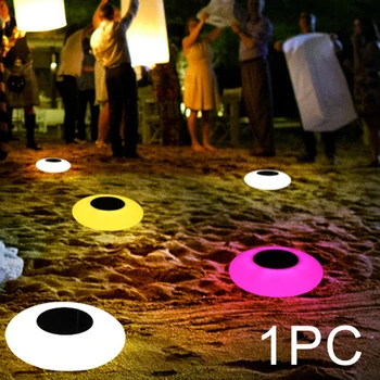 Napihljivi Plavajoče Solar Powered Nepremočljiva Pisane LED Romantično Bazen Svetlobe, Vrt, Park Lahka PVC