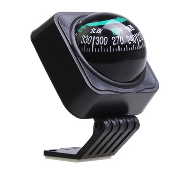 Nastavljiv Dash Gori Kompas za Navigacijo, Pohodništvo Smer Kaže Vodnik Žogo za Morski Čoln Tovornjak Auto Avto na Prostem