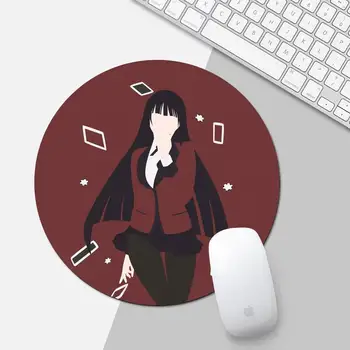 Noro Razburjenje anime Kakegurui Runa Meri laptop Gaming mouse pad Tabela Zaščito Igro Urad za Delo Krog Miško Mat pad