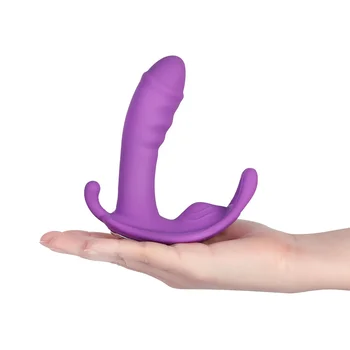 Nositi Dildo, Vibrator Samodejno 10-frekvenca Metulj Masturbator Daljinski upravljalnik G-Spot Klitoris Stimulacije Sex Igrače za Ženske