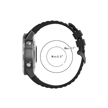Nov 22 mm Watchband za Garmin Forerunner 945 935 Fenix 5 Plus Fenix 6 Silikonski pametno gledati Traku z orodji, šport Zapestnice band