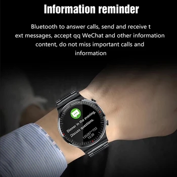 NOVE Pametne Watch Moških Bluetooth Klic po Meri Izbiranje Polni, Zaslon na Dotik, Nepremočljiva Smartwatch Za Android IOS Športna Fitnes Tracker