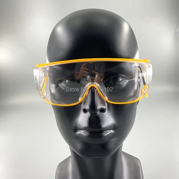 Novo Svetlobne LED Očala 10Colors na Voljo EL Neon Party Očala Pregleden Okvir Zaščitna Očala Prah-Dokazilo Očala