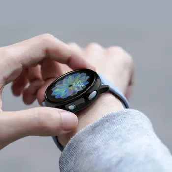 Ohišje Za Samsung Galaxy watch active2 40 44 mm Mehka Vse Okoli TPU odbijača Pokrov+Zaščitnik Zaslon Galaxy watch Aktivna 2 44 mm 40 mm