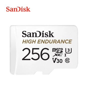 Original SanDisk Micro SD 32gb 64gb 128gb 256gb Class10 U3 V30 100MB/S VISOKE VZDRŽLJIVOSTI Flash Pomnilnik TF Kartice S adapter