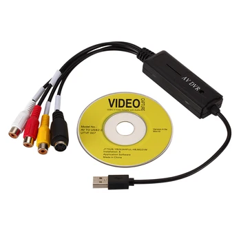 Prenosni Enostavno skp USB2.0 Avdio in Video posnetki Sim Adapter za VHS Na DVD, Zajem Video Pretvornik Za Win7/8/XP/Vista