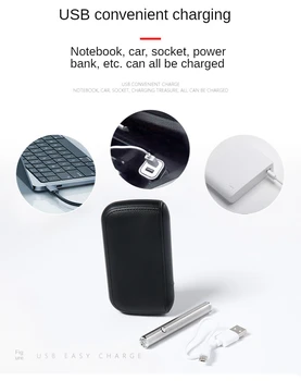 Preprost Dizajn Inteligentno Novo Cigareto Polje Razsvetljavo Era Hengda Cigaret Box USB Polnjenje Udobje Plus Vroče Linije Dvojno Rabo